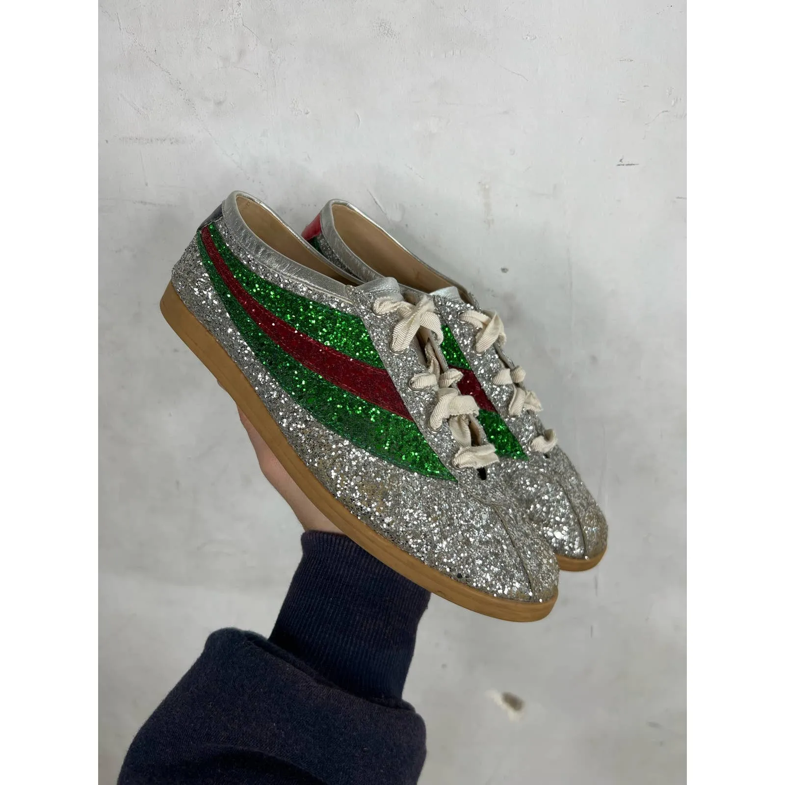 Gucci Glitter Tennis Shoes