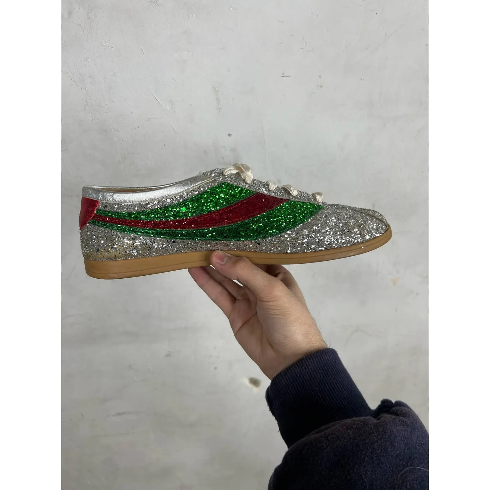 Gucci Glitter Tennis Shoes