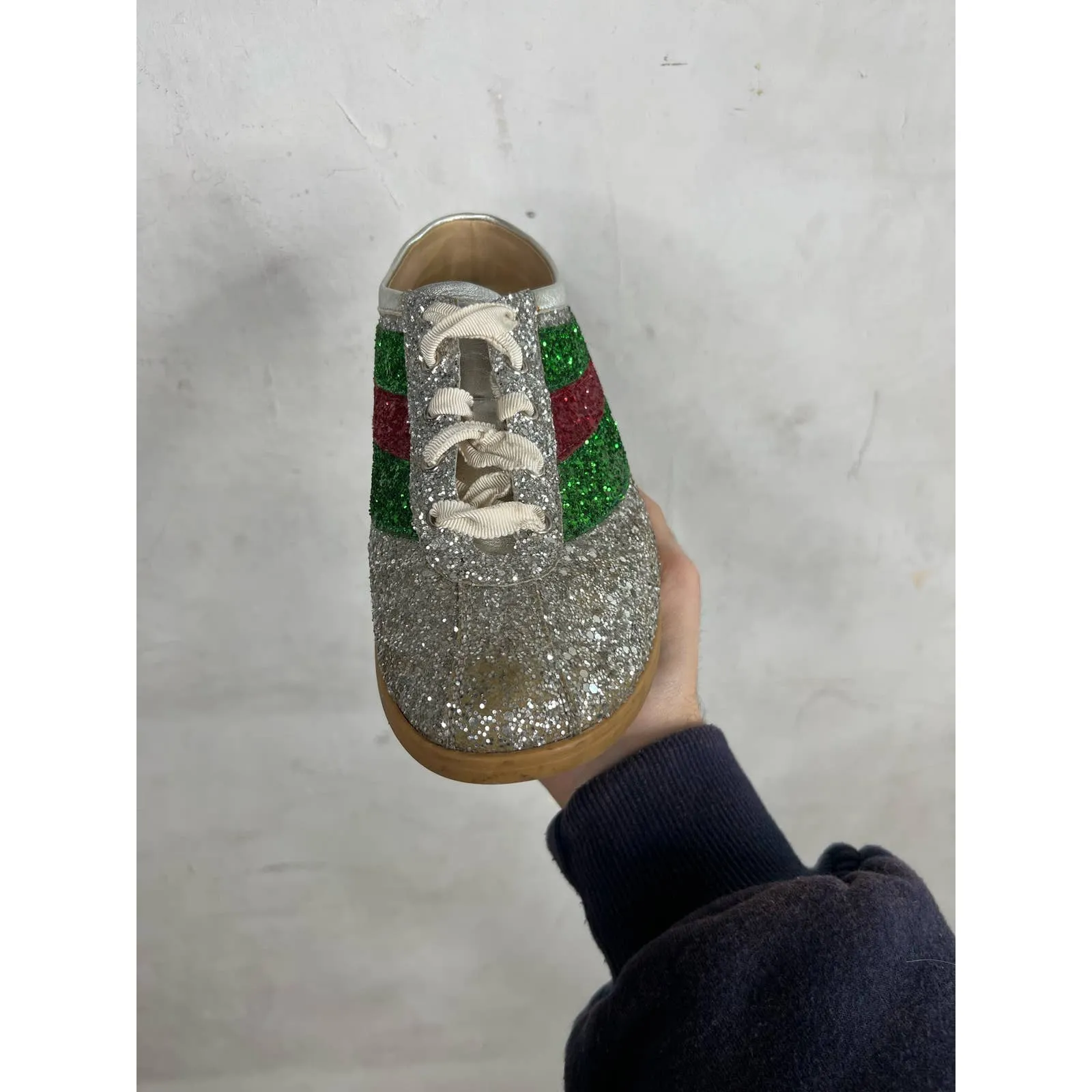 Gucci Glitter Tennis Shoes