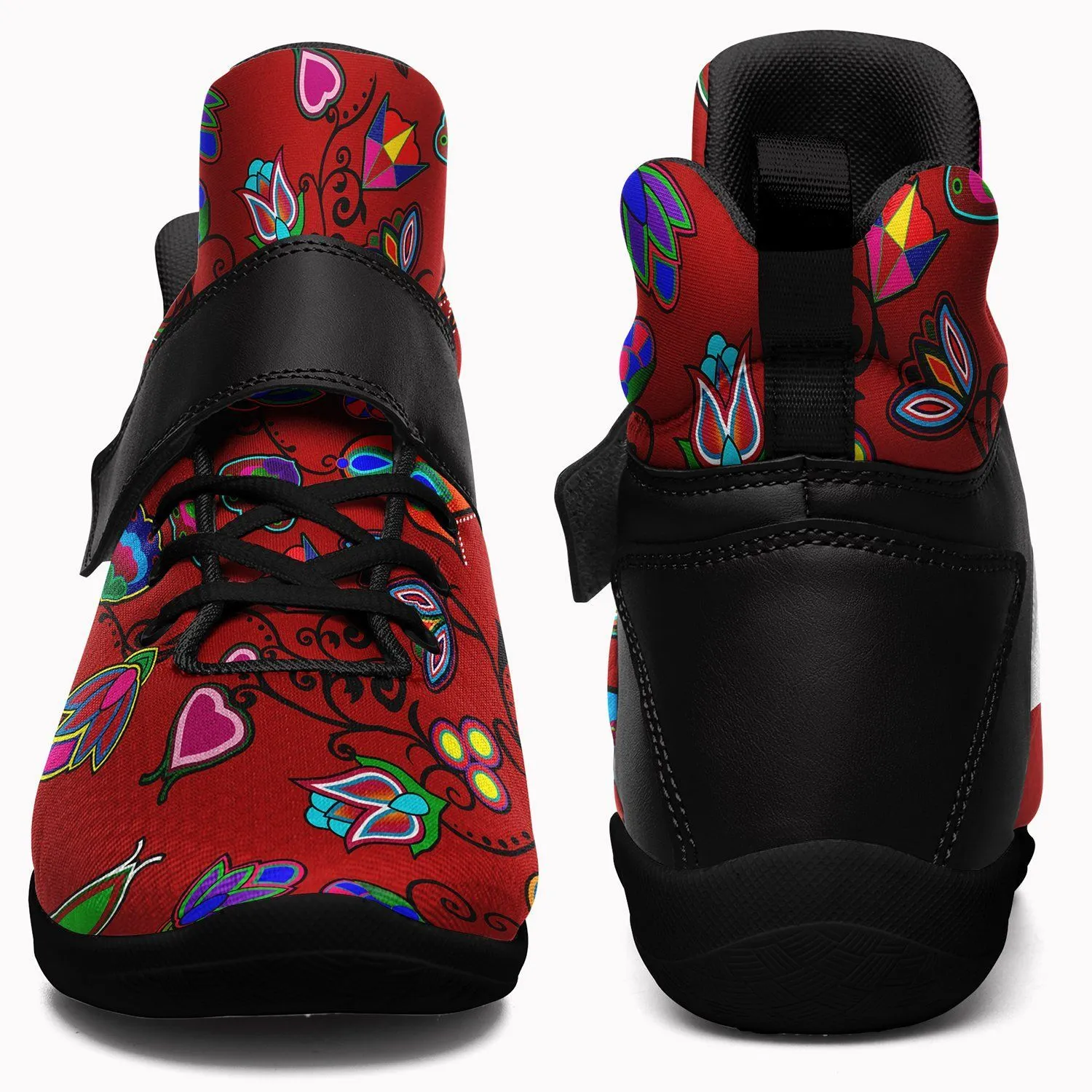 Indigenous Paisley Dahlia Kid's Ipottaa Basketball / Sport High Top Shoes