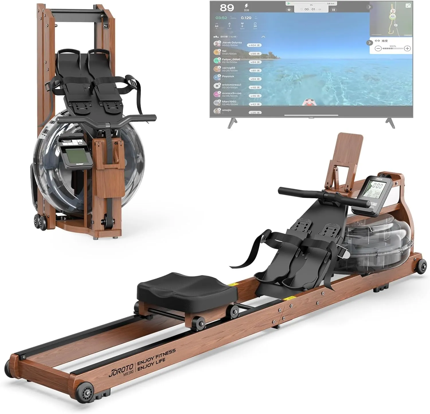 JOROTO MR380 Water Rowing Machine