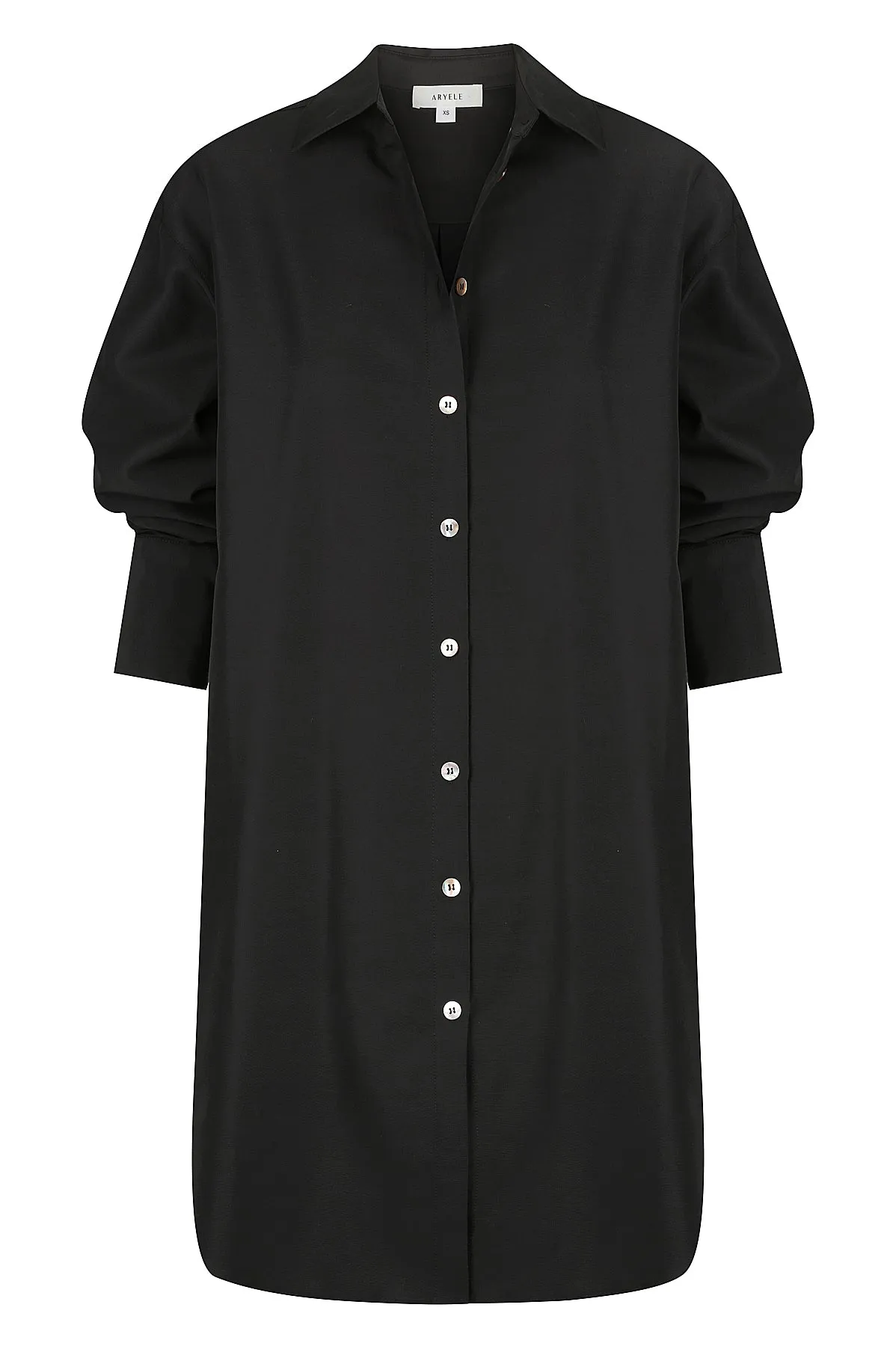 Lara Shirt Dress - Black