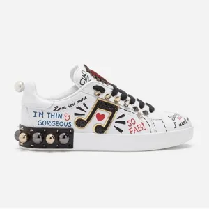 LovelyRLovely Real Letter Riveted Graffiti Shoes