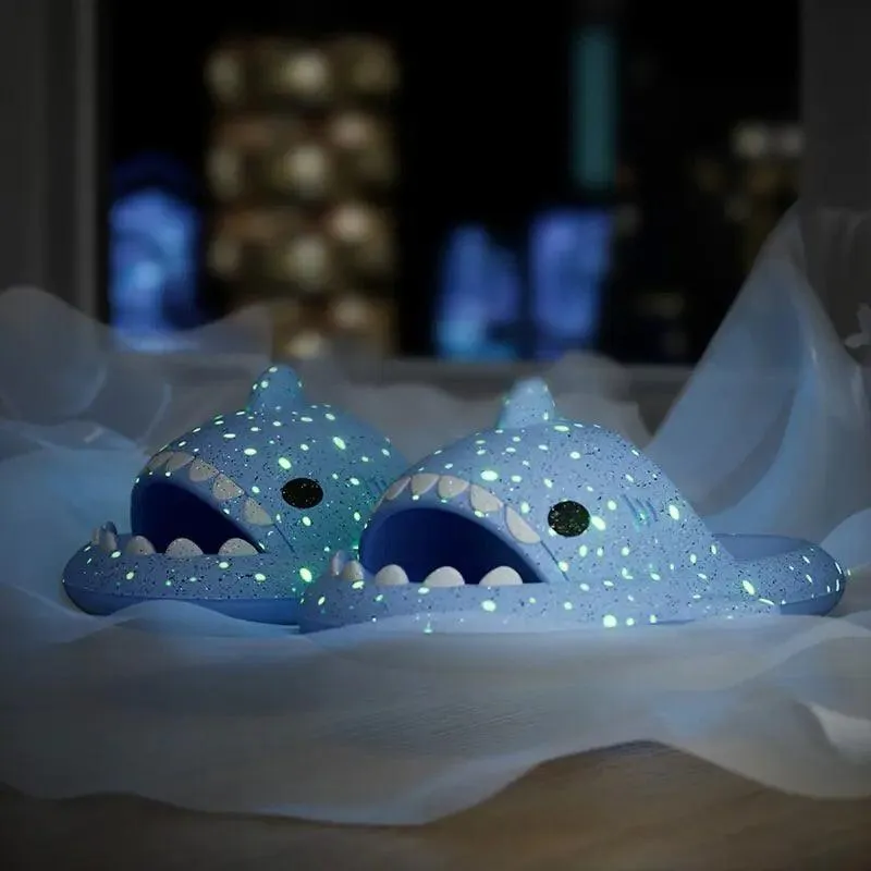 Luminous Shark Slippers