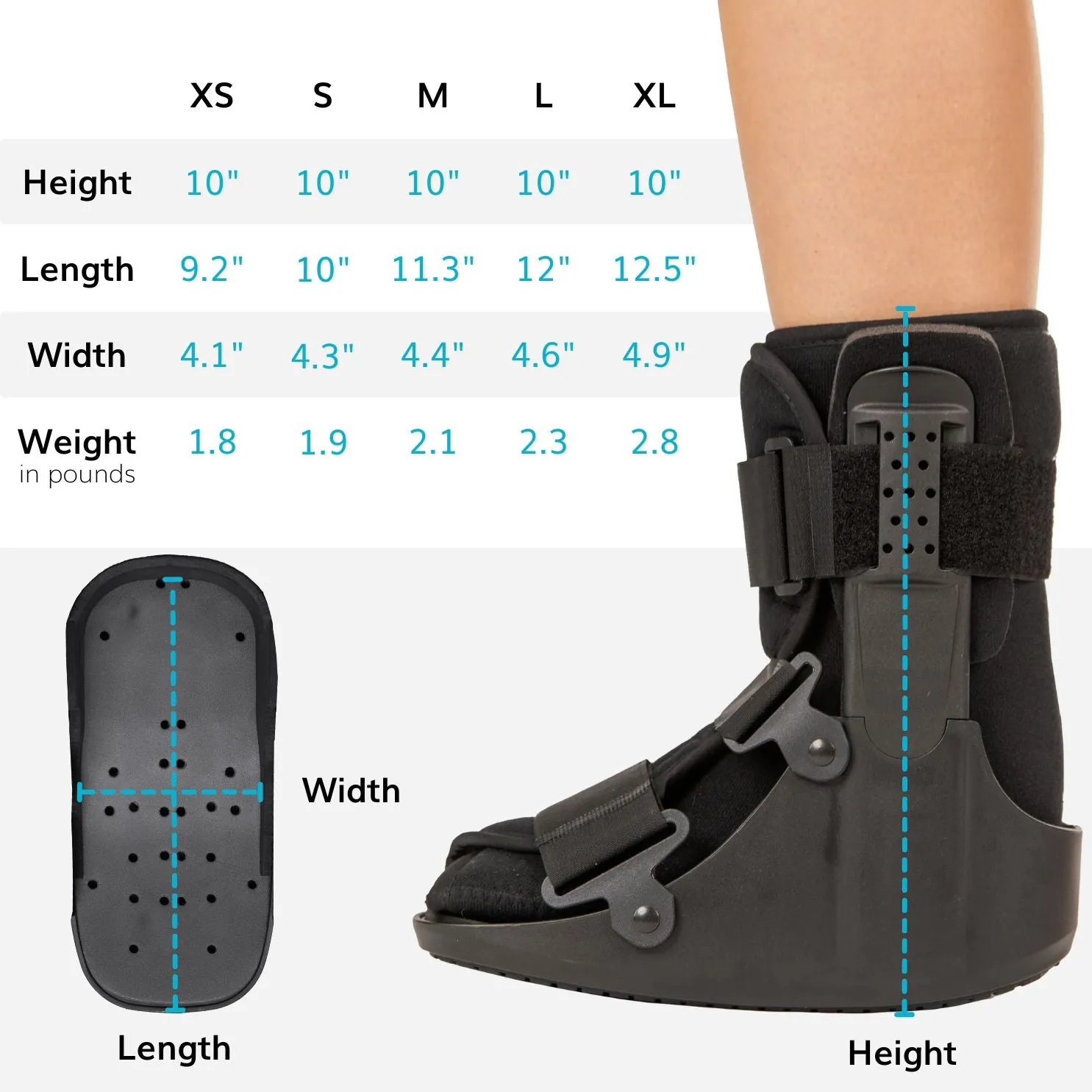 Metatarsal Stress Fracture Foot Brace Walking Boot