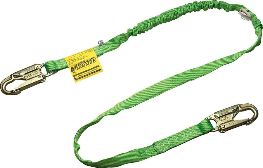 Miller 4' Web Shock-Absorbing Lanyard  #216TWLS/4FTGN