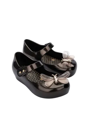 Mini Melissa Little Girls Black ULTRAGIRL BUGS BB Shoes