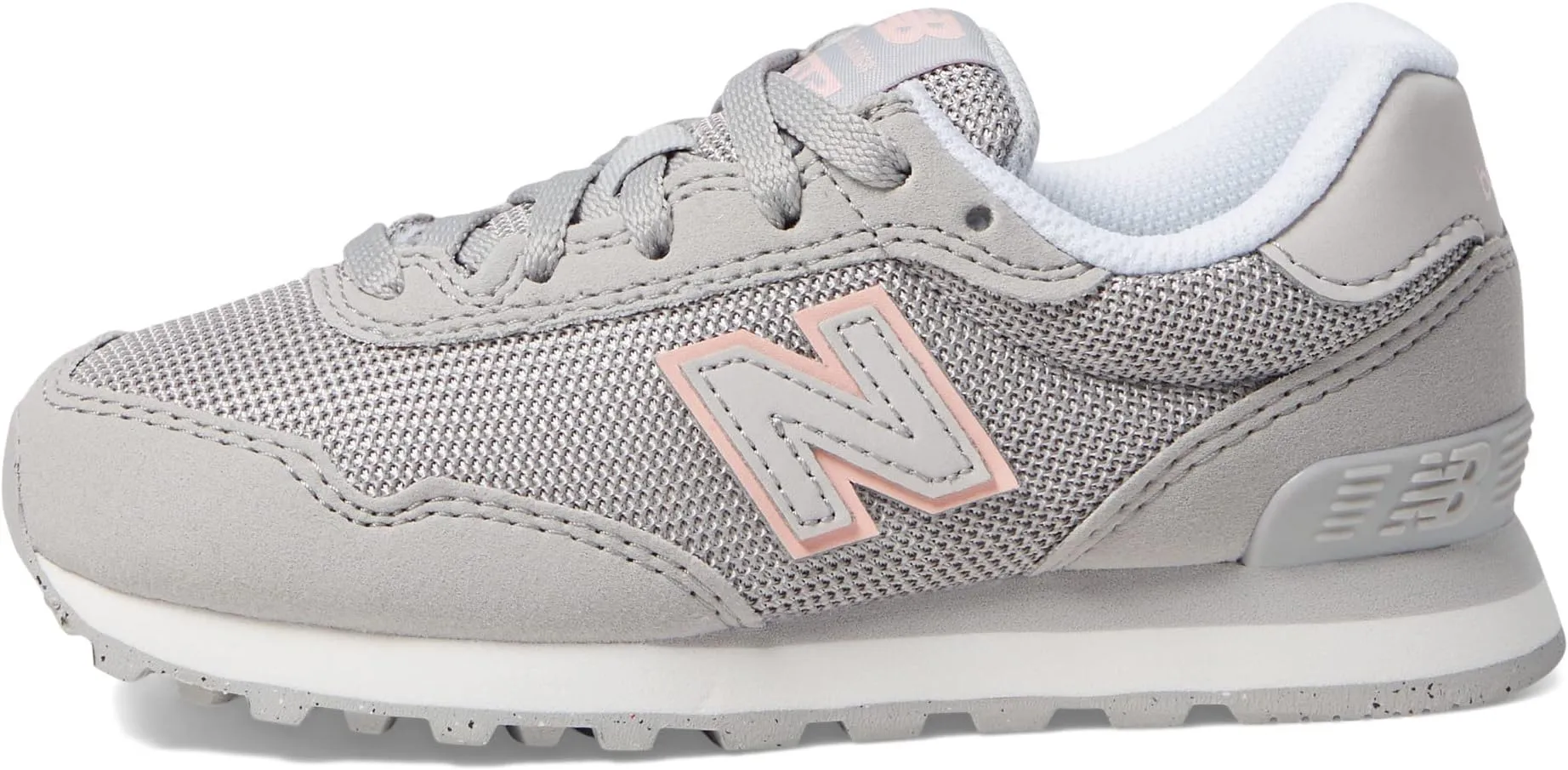 New Balance 515 Sneaker in Rain Cloud/Pink Haze