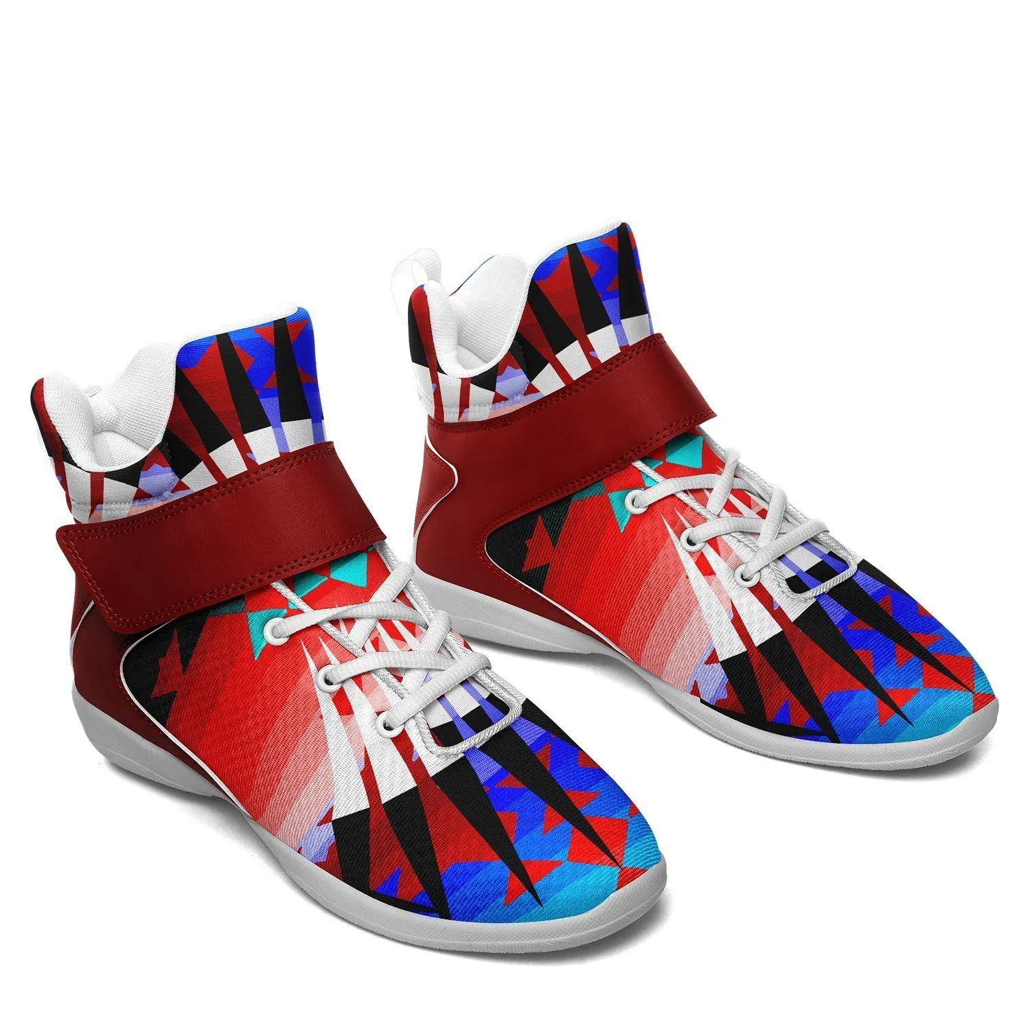 Northwest Ribbonwork Bustles Kid's Ipottaa Basketball / Sport High Top Shoes