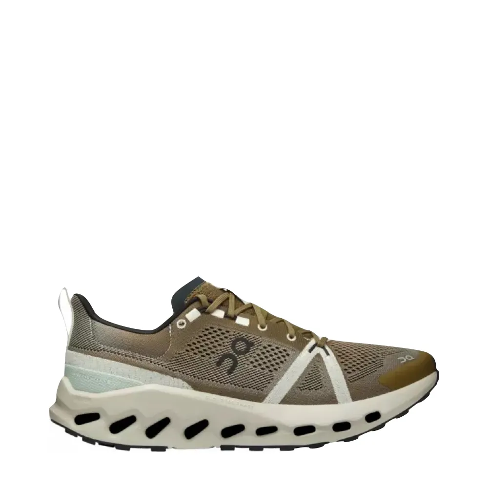 On Men's Cloudsurfer Trail Sneaker in Hunter/Ice