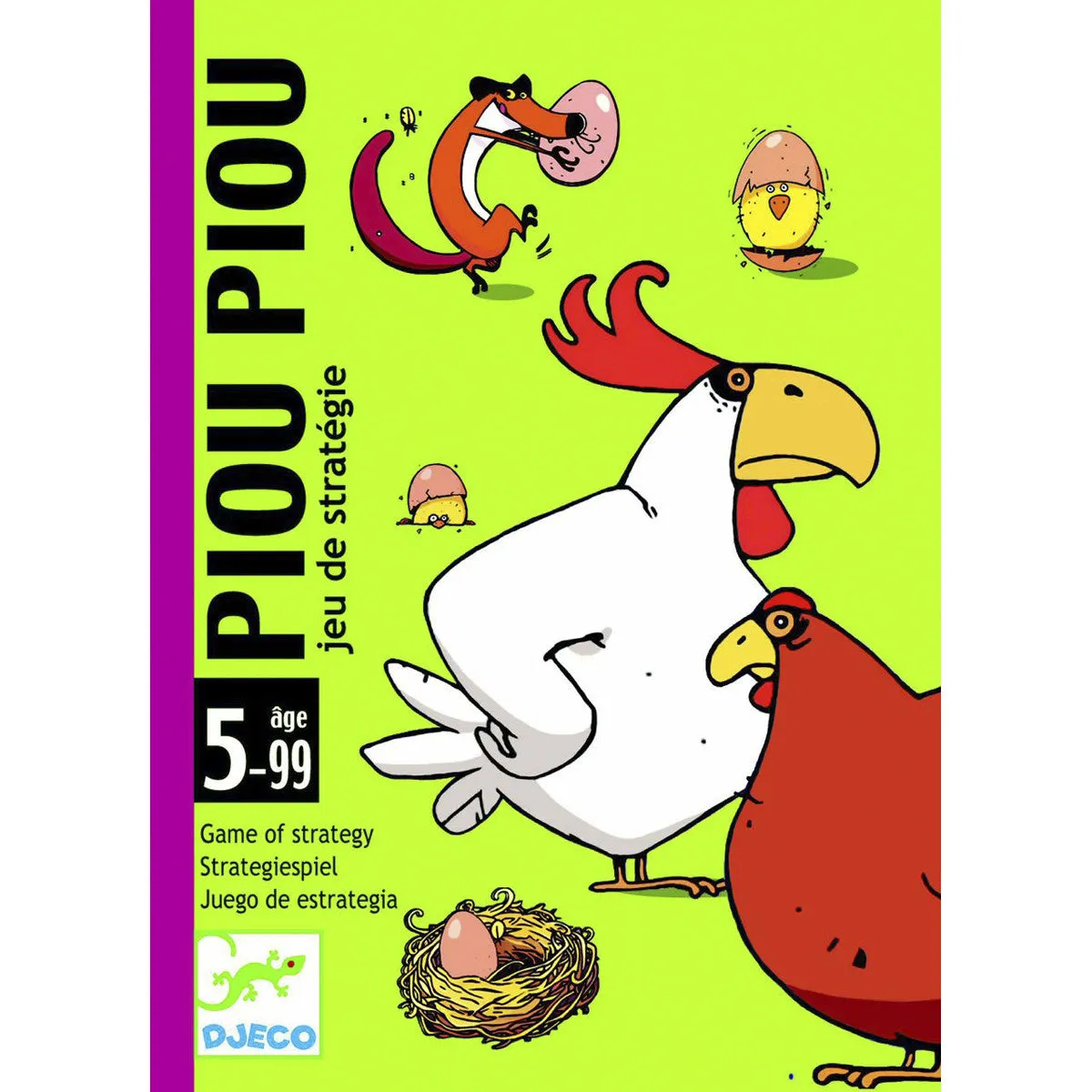 Piou Piou Card Game by Djeco