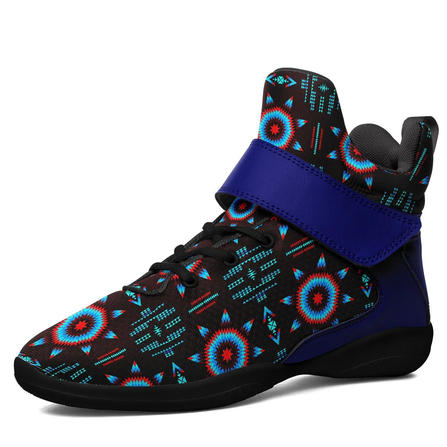 Rising Star Corn Moon Ipottaa Basketball / Sport High Top Shoes - Black Sole