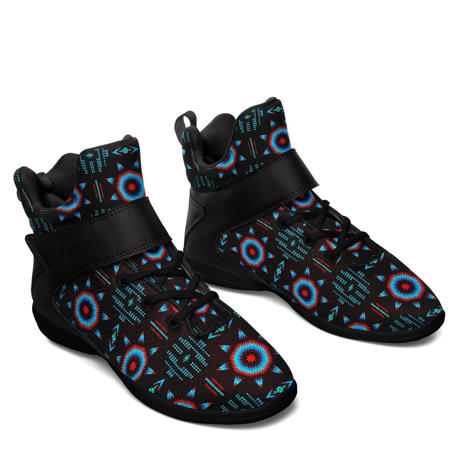 Rising Star Corn Moon Ipottaa Basketball / Sport High Top Shoes - Black Sole