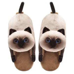 Siamese Cat Slippers