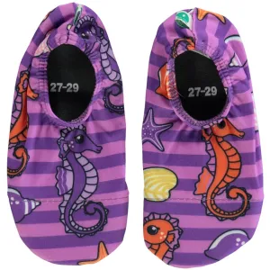 Småfolk Spring Pink UV50 Bathing Shoes With Seahorses