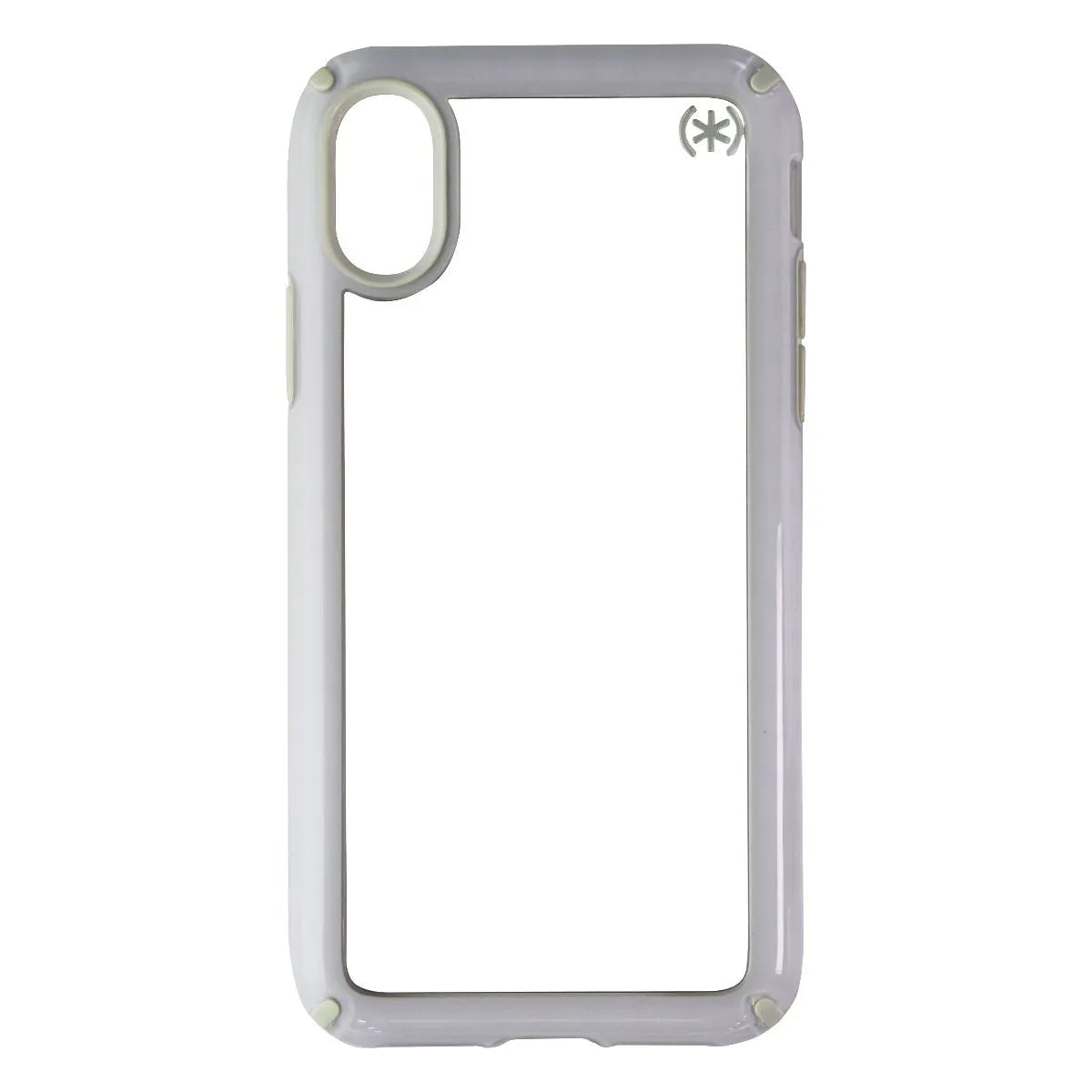 Speck Presidio Show Series Hybrid Case for Apple iPhone XS / X - Clear/White