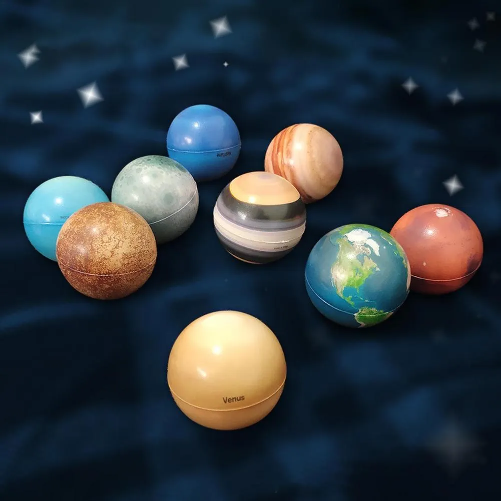 Sponge Foam Soft Eight Planets Bouncy Toy Balls