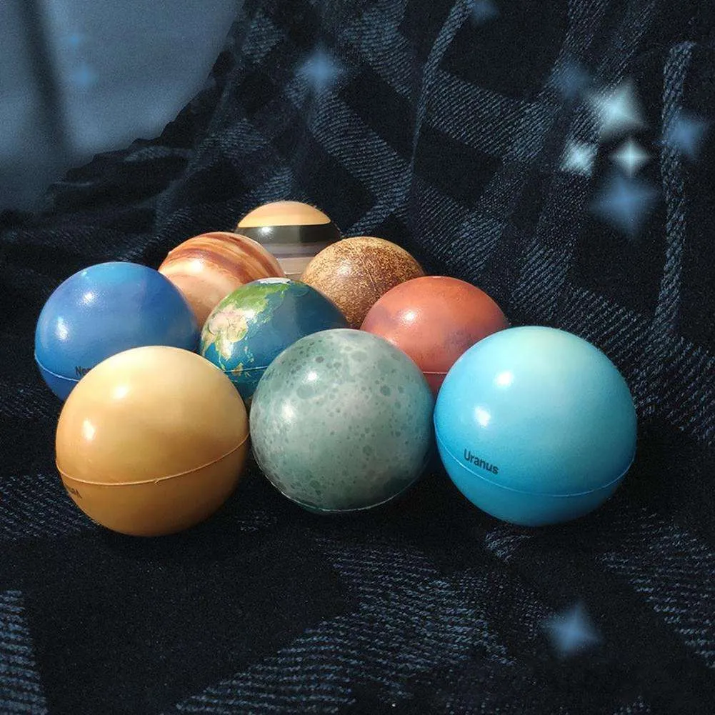 Sponge Foam Soft Eight Planets Bouncy Toy Balls