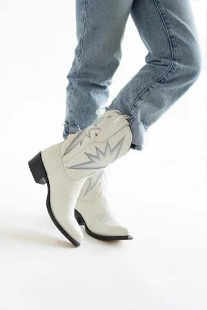 Sun Star White Cowgirl Boot