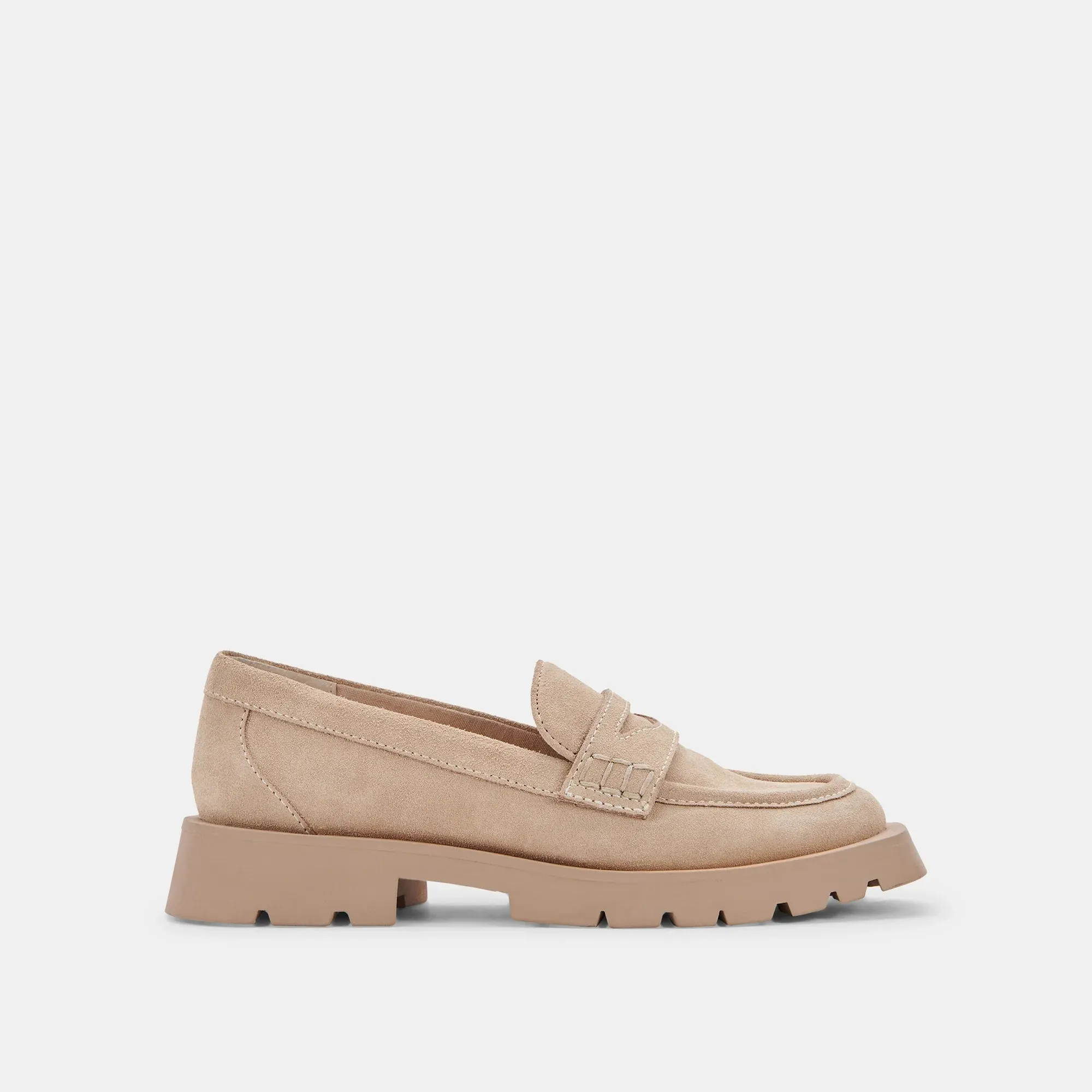 The Elias Flats Loafer by Dolce Vita - Dune Suede