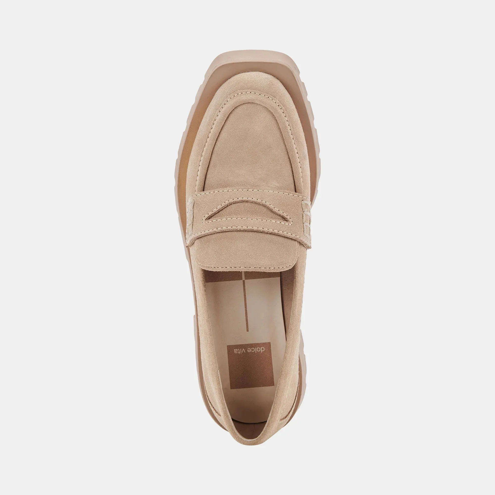 The Elias Flats Loafer by Dolce Vita - Dune Suede