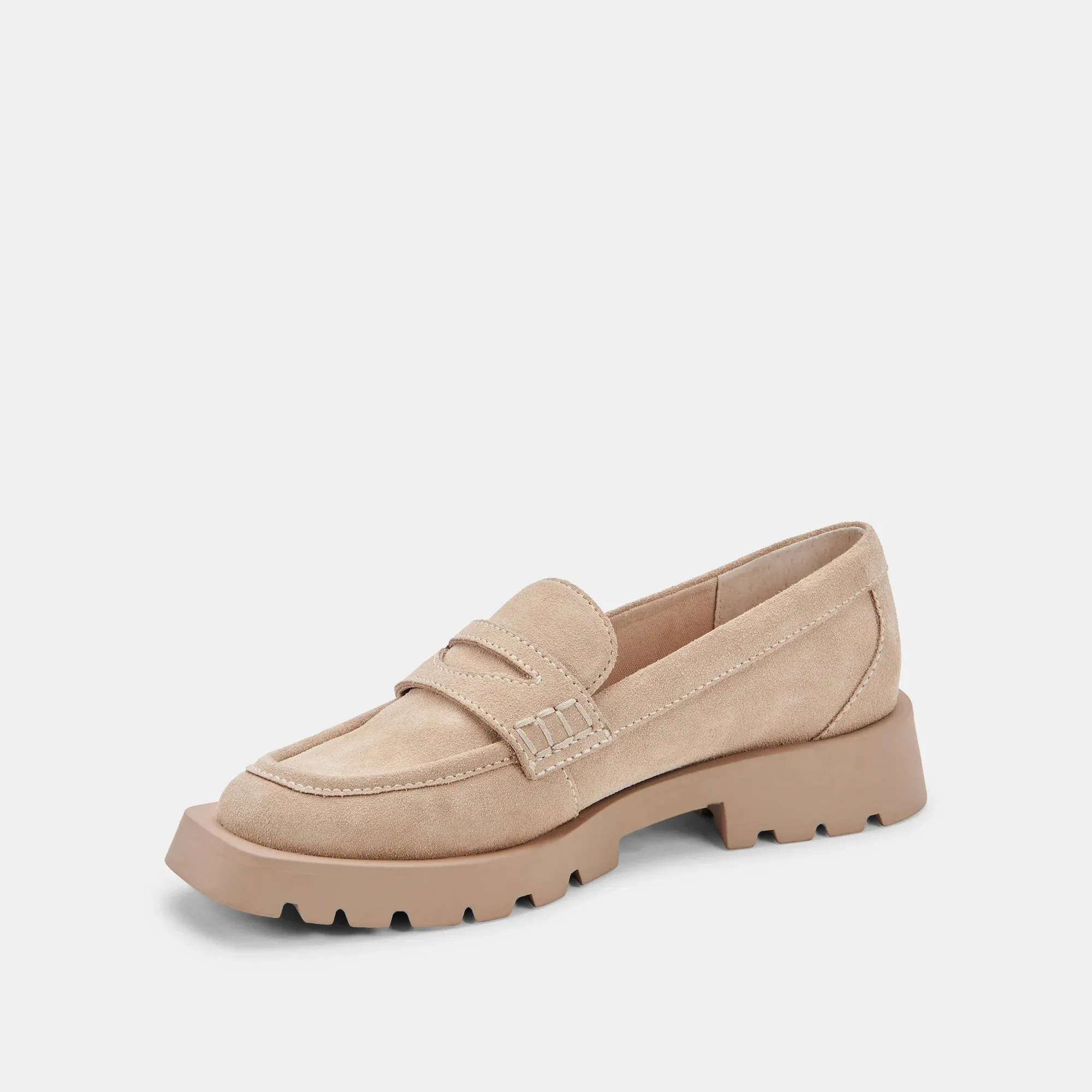 The Elias Flats Loafer by Dolce Vita - Dune Suede