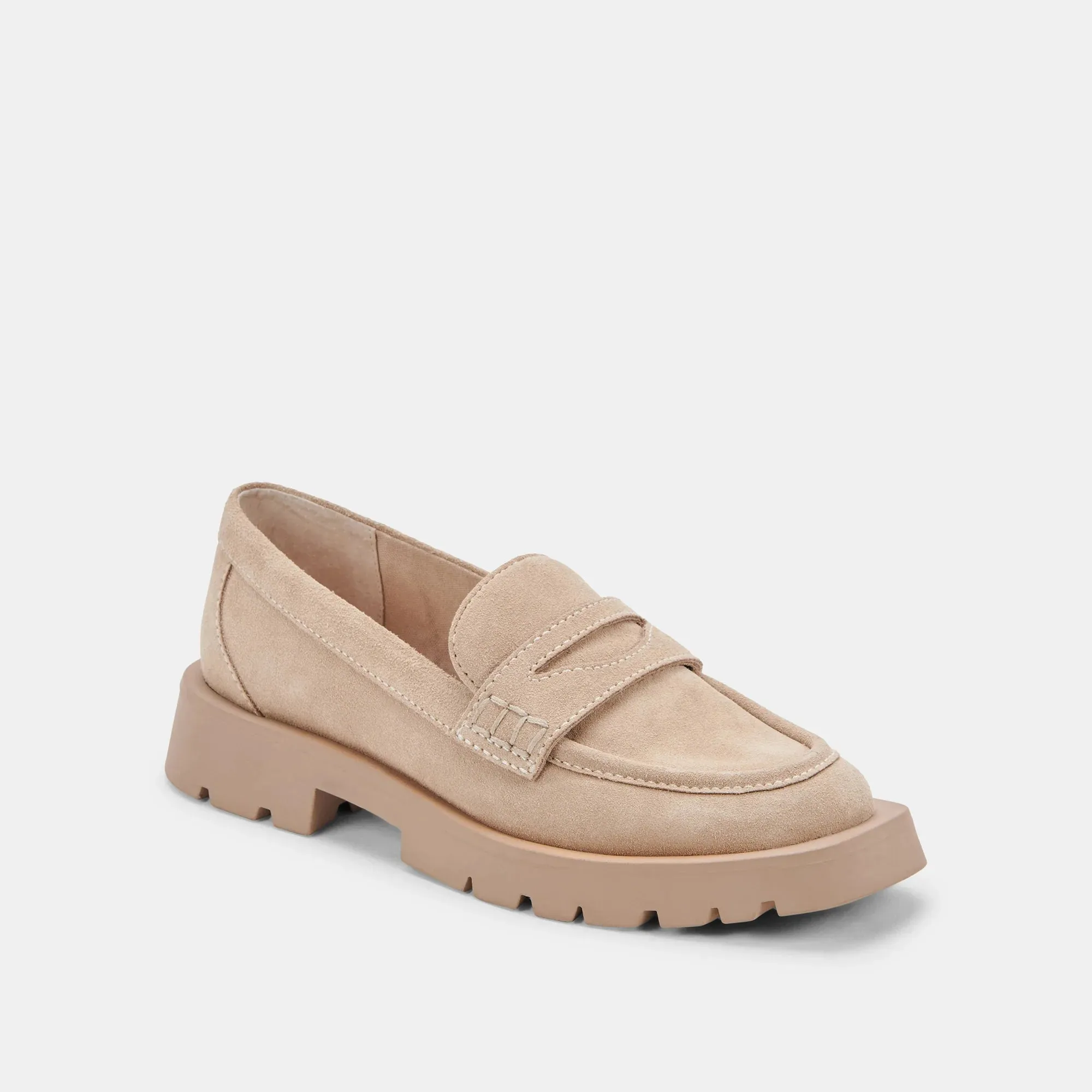 The Elias Flats Loafer by Dolce Vita - Dune Suede