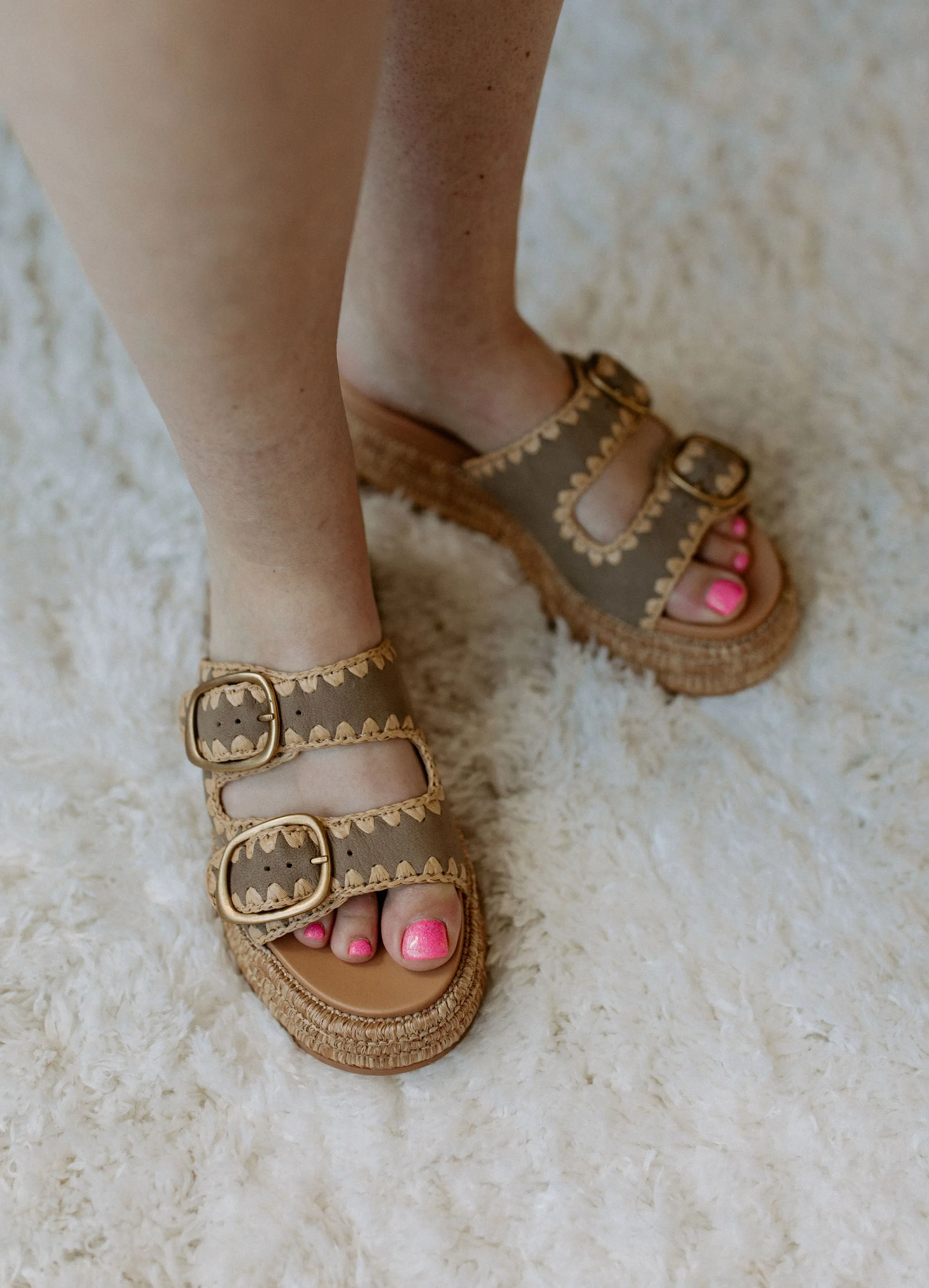 The Wanika Sandals by Dolce Vita - Almond Nubuck