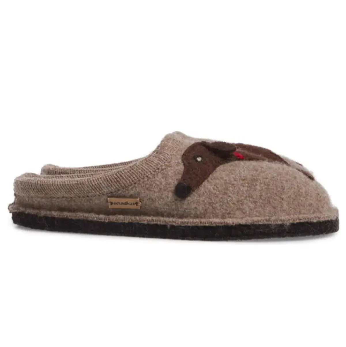 The Wool Dog Slipper in Earth