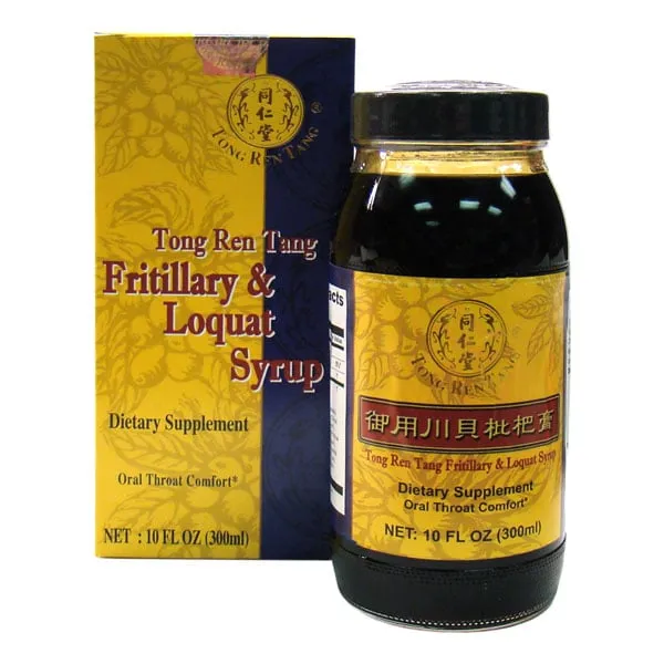 TONG REN TANG Fritillary & Loquat Syrup 同仁堂 御用川貝枇杷膏 300ML