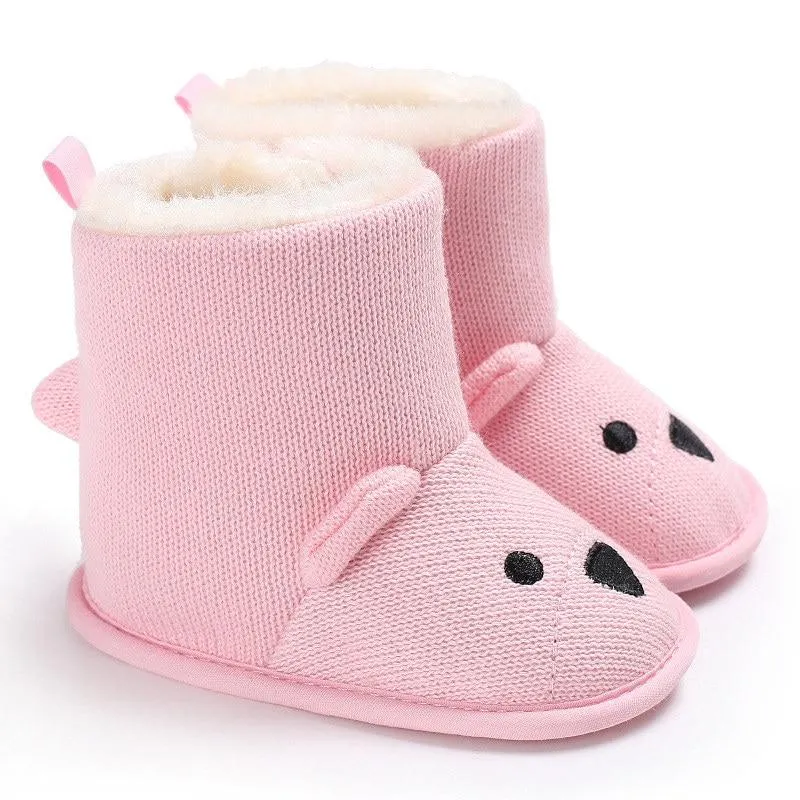 Unisex Baby Winter Bear Cartoon Super Warm Boots