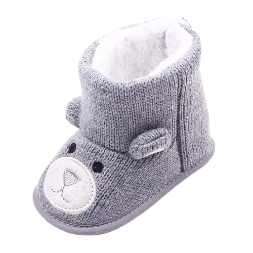 Unisex Baby Winter Bear Cartoon Super Warm Boots