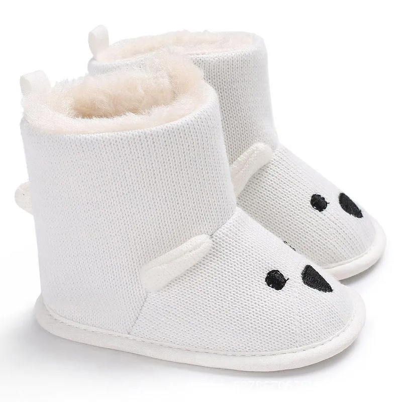 Unisex Baby Winter Bear Cartoon Super Warm Boots