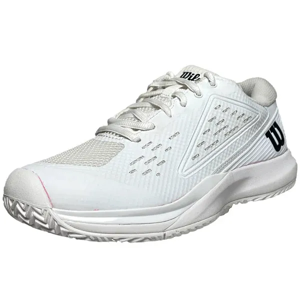 Wilson RUSH PRO ACE Wide 2E White/Black Tennis Shoes