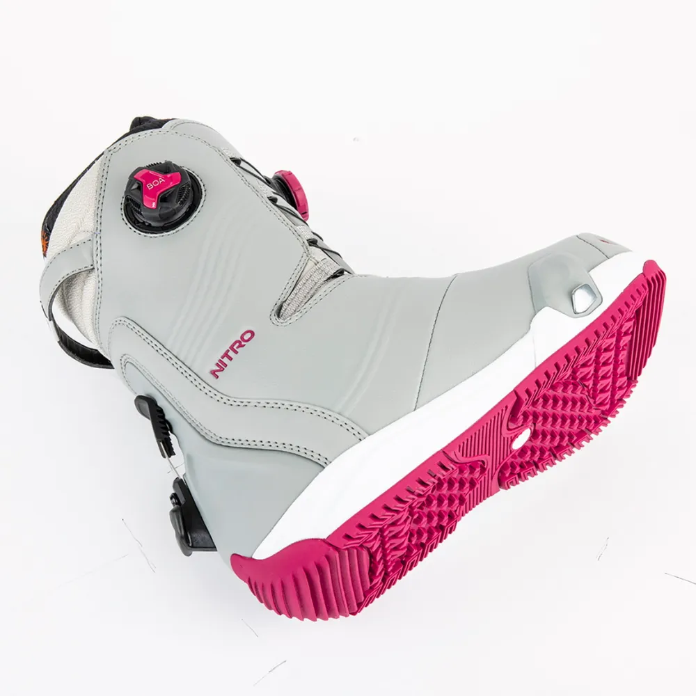 Womens Dynasty BOA Iron/White 2024 Step On Snowboardboots