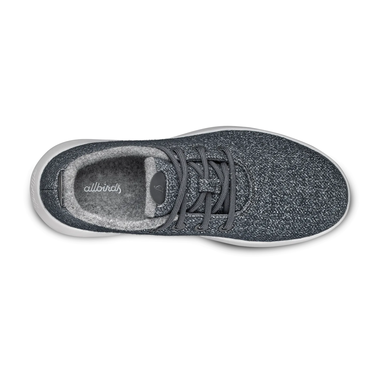 Women's Wool Runner Mizzles - Dark Grey (Light Grey Sole)