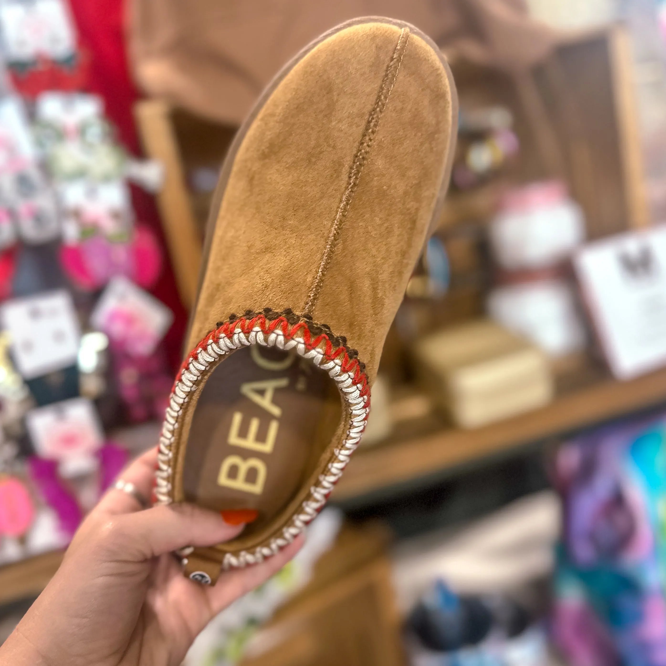 Zen Cognac Slippers